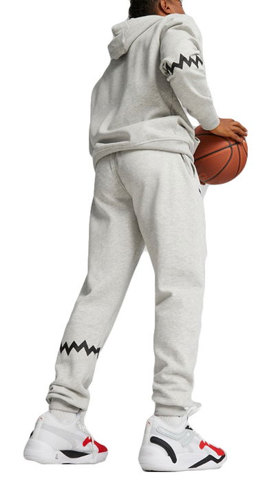 Trenirka Puma Hoops Team Sweat Pant Siva | 676649-03, 1