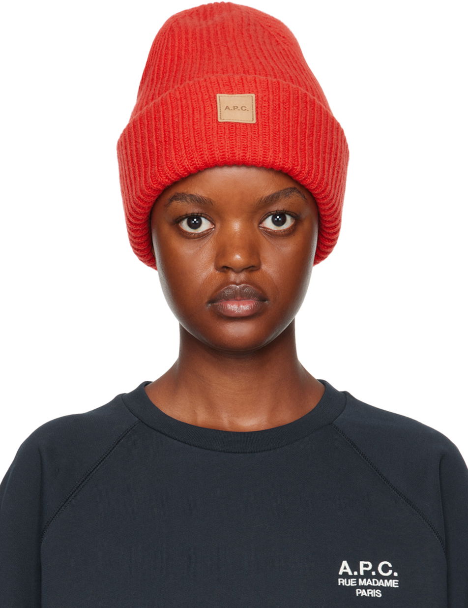 Beanie A.P.C. Michele Beanie Rdeča | WVBBR-M25075, 0