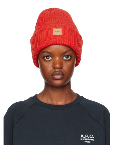 Beanie A.P.C. Michele Beanie Rdeča | WVBBR-M25075