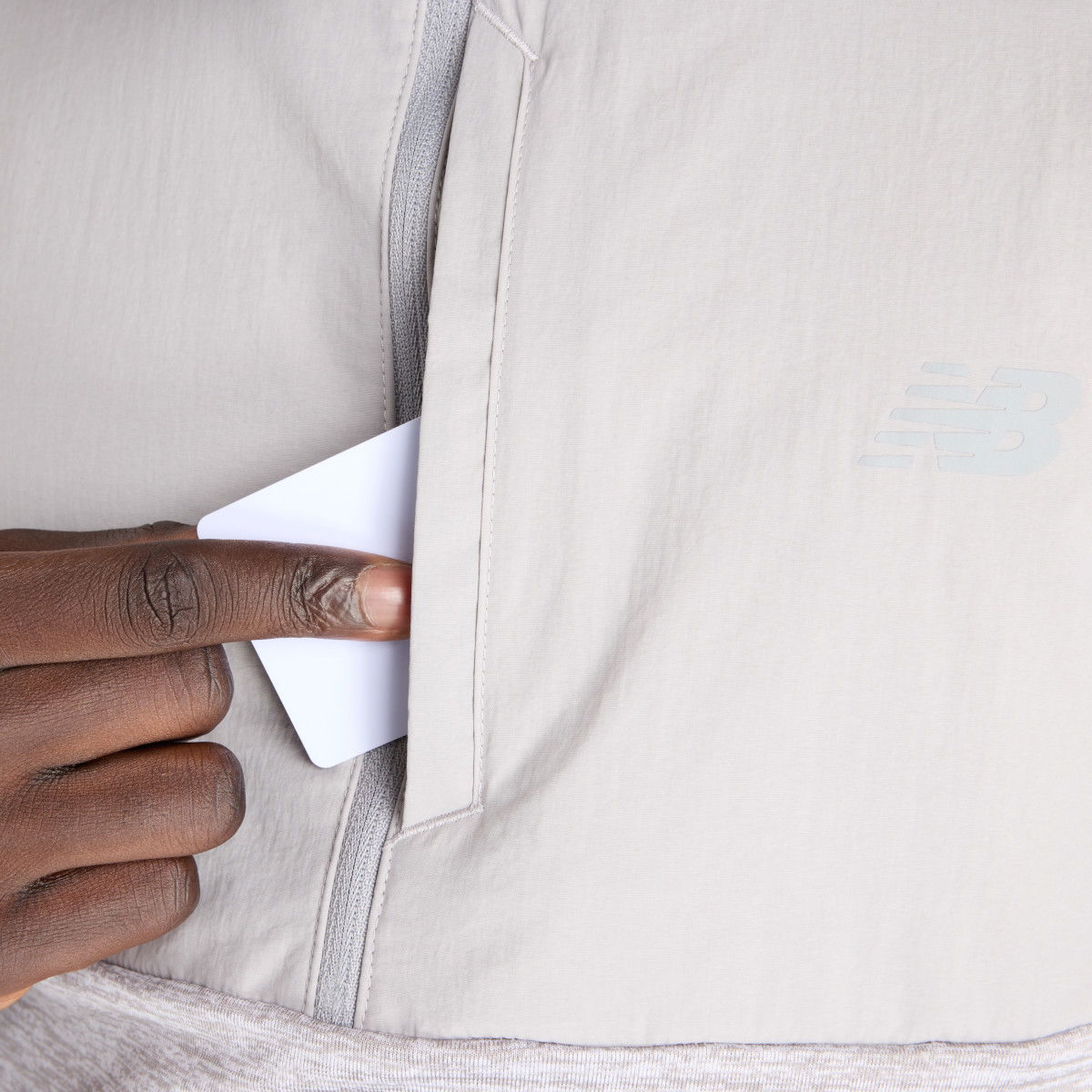 Pleteni pulover New Balance New Balance Athletics Heat Grid Half-Zip Top Siva | mt43204-ag, 1
