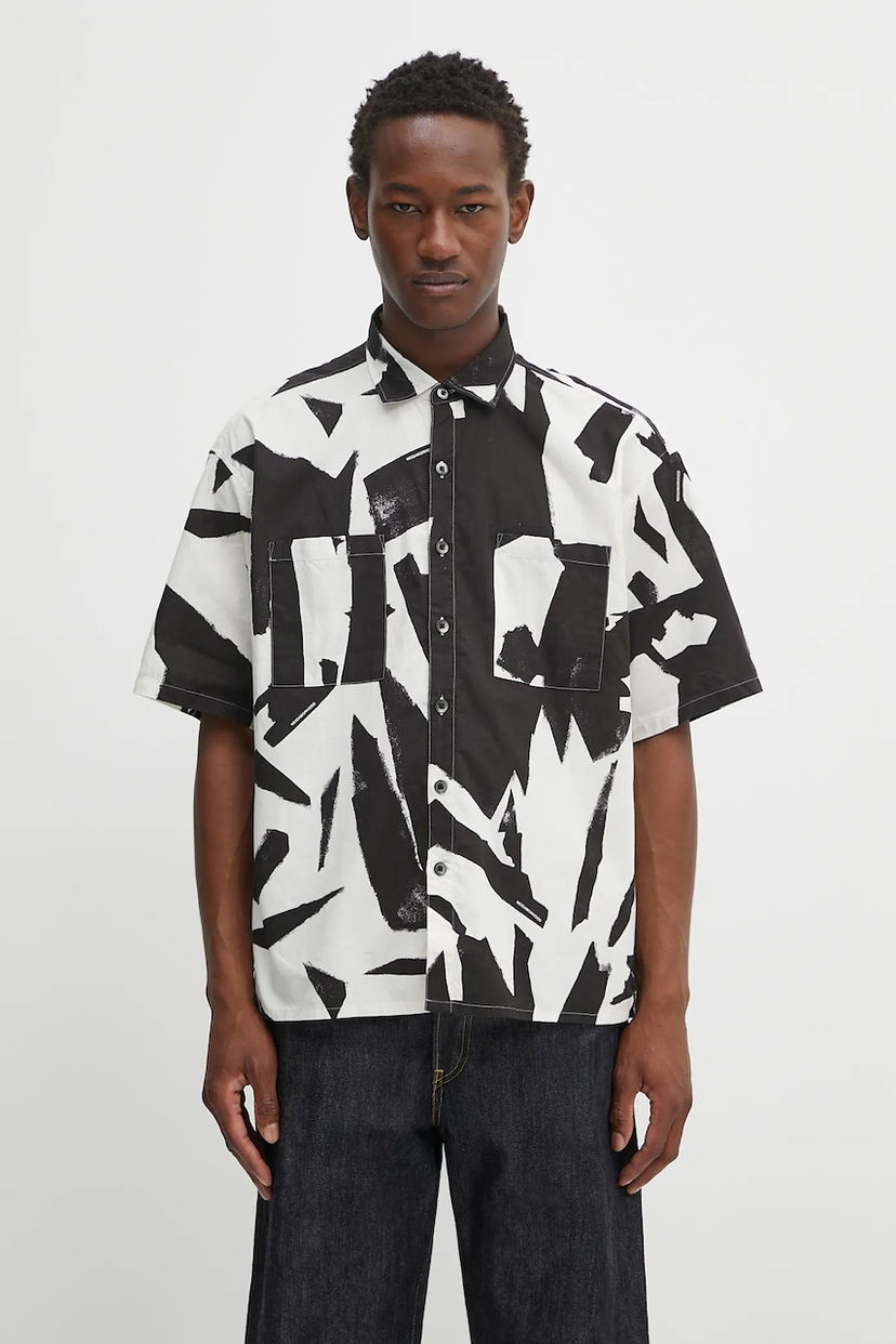 Srajce Neighborhood NEIGHBORHOOD Abstract Pattern Relaxed Fit Shirt Večbarvna | 251TSNH.SHM13