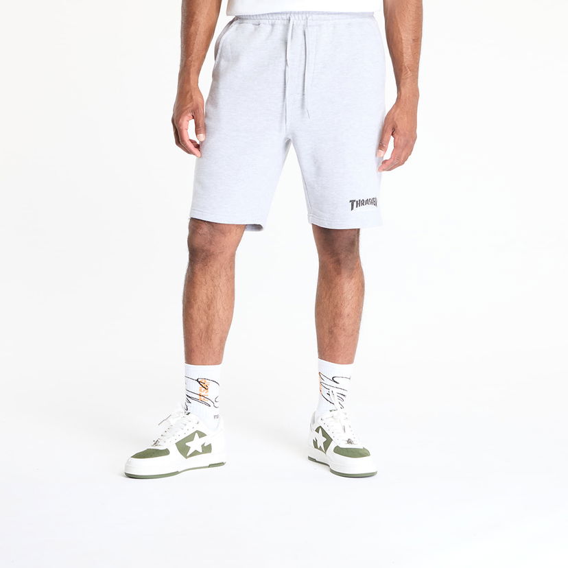 Kratke hlače Thrasher Thrasher Mag Logo P.E. Shorts Siva | 145571