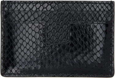 Denarnica Tom Ford TOM FORD Printed Python Card Holder Črna | YM232-LCL471G, 1