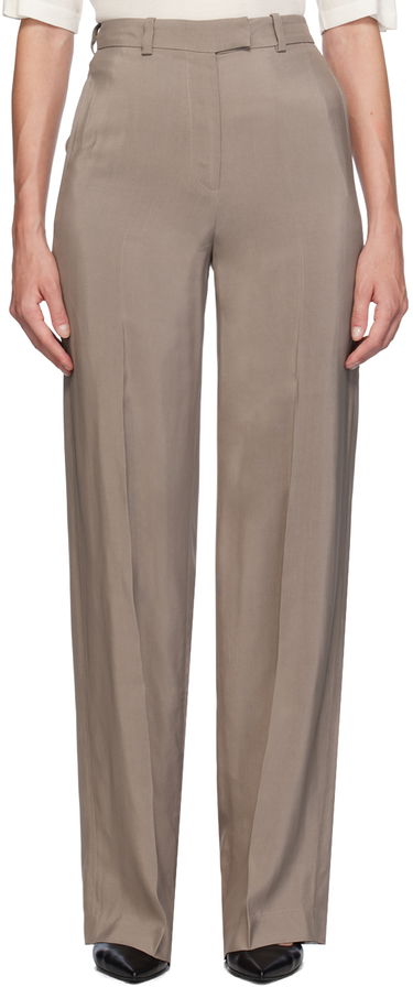 Hlače Anine Bing Anine Bing Dolan Wide-Leg Trousers Bež | A-03-3343-TPU23, 0
