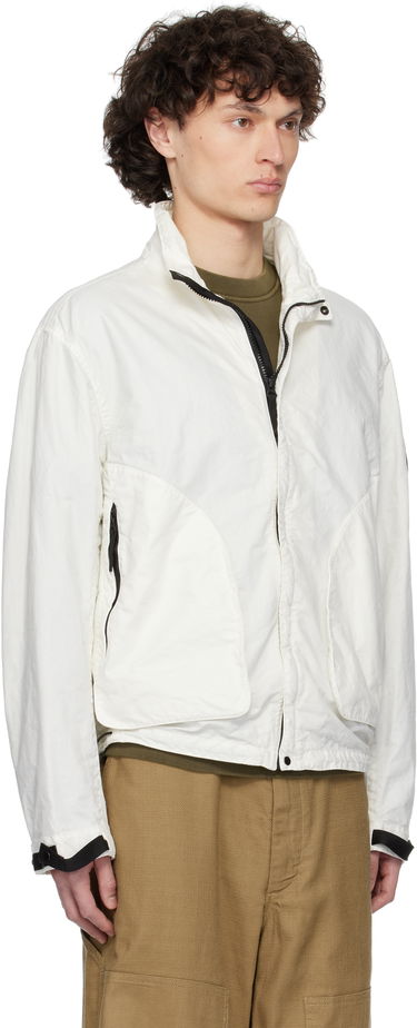 Vetrovka Stone Island Stone Island Organic Look Nylon Panama-TC Jacket Bela | K1S15 4100067 S0069, 1