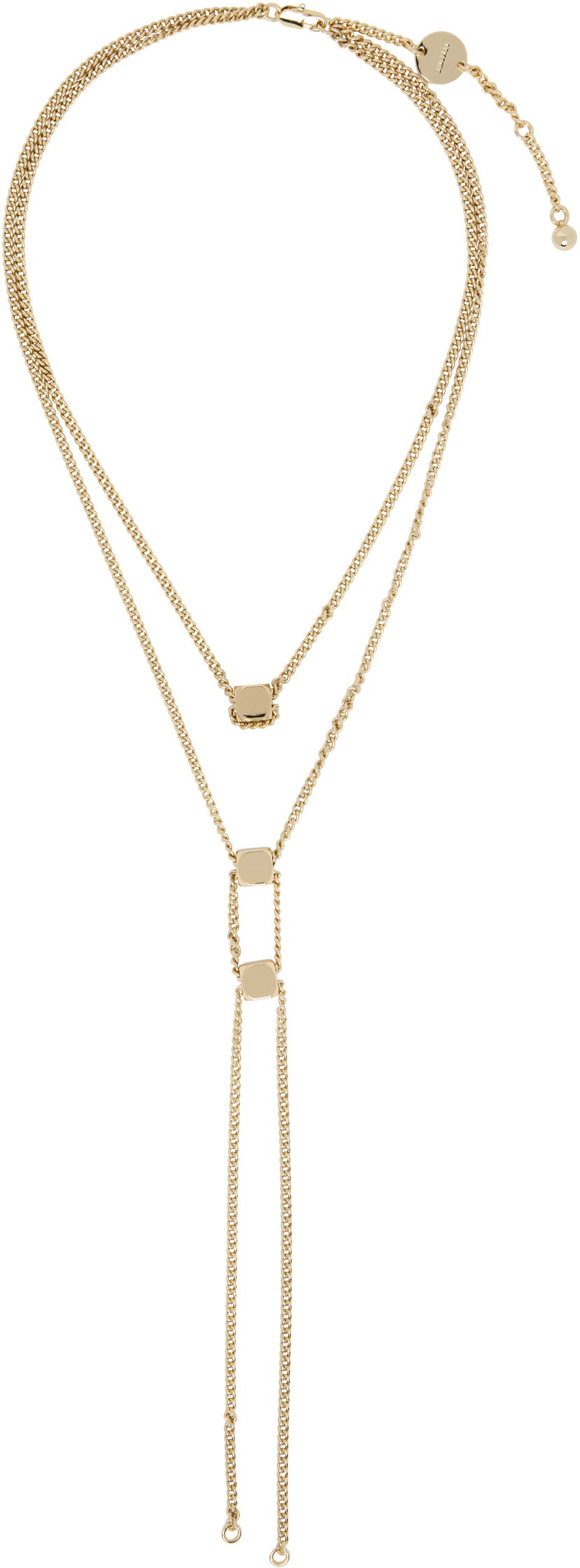 Ogrlica LEMAIRE Lemaire Abacus Bolo Tie Necklace Kovinski | JW0121 LO036