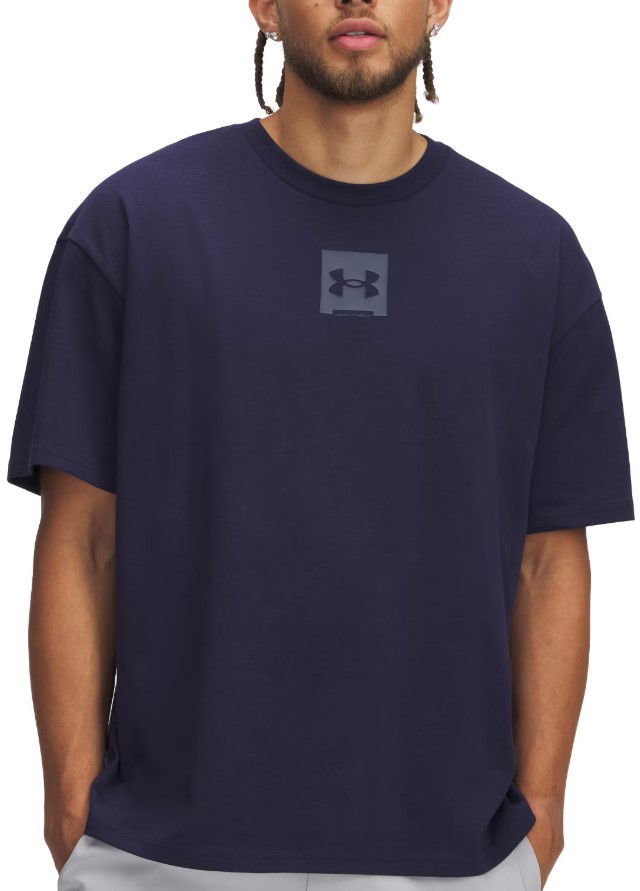 Majica Under Armour HW OS SM BOX Short Sleeve T-Shirt Mornarica | 1386803-410