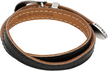 Zapestnica OUR LEGACY Cowboy Wrap Around Bracelet Črna | A4248CDB, 3