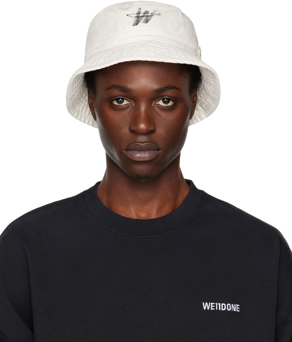 Klobuk We11done Logo Bucket Hat Bela | WD-AH3-22-404-U-WH, 0