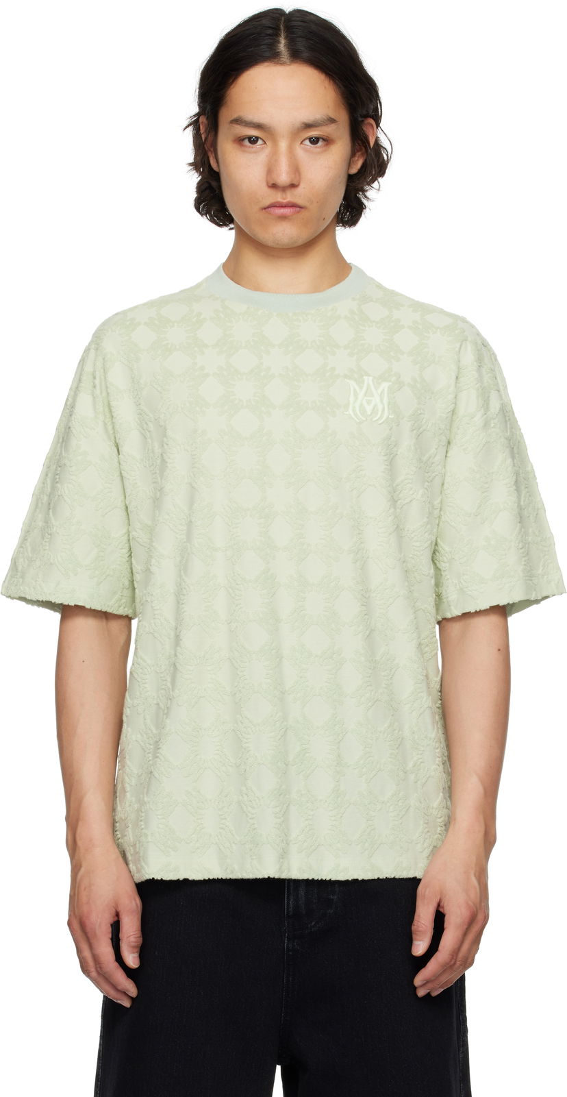 Majica AMIRI AMIRI MA Quad Toweling Oversized T-Shirt Zelena | AMJYTE1174