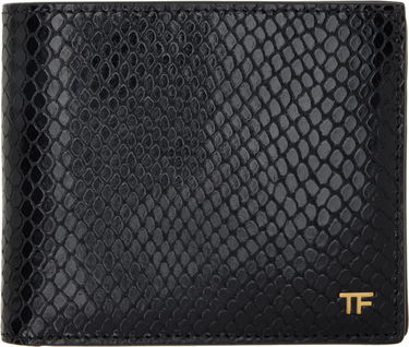 Denarnica Tom Ford TOM FORD Printed Python Classic Bifold Wallet Črna | YM228-LCL471G, 0