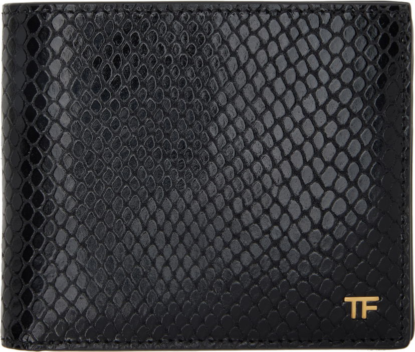 Denarnica Tom Ford TOM FORD Printed Python Classic Bifold Wallet Črna | YM228-LCL471G