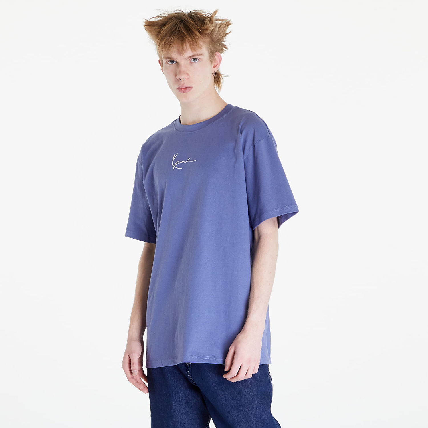Majica Karl Kani Small Signature Essential Tee Modra | KM-TE011-092-12, 0
