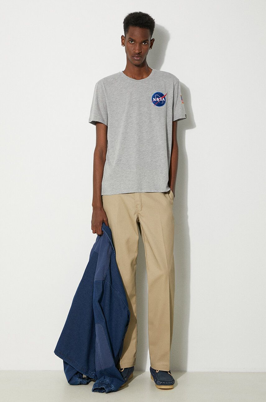 Majica Alpha Industries Space Shuttle Tee Siva | 176507-17, 1