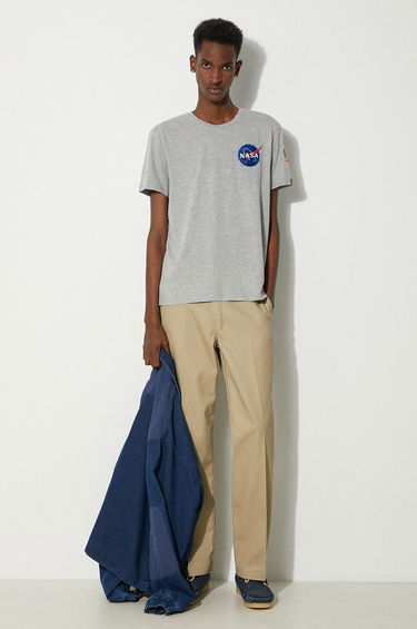 Majica Alpha Industries Space Shuttle Tee Siva | 176507-17, 1