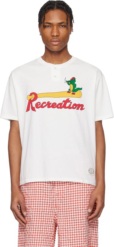 Majica Bode Bode Reptile Rec Henley T-Shirt Bela | MRS25CS029, 0