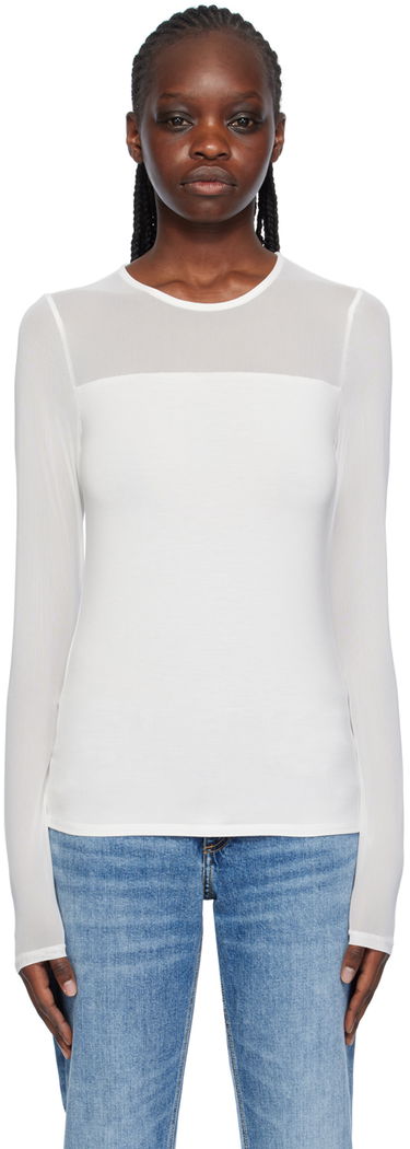 Majica rag & bone Luca Long Sleeve T-Shirt Bela | WAC23HT006FG06, 0