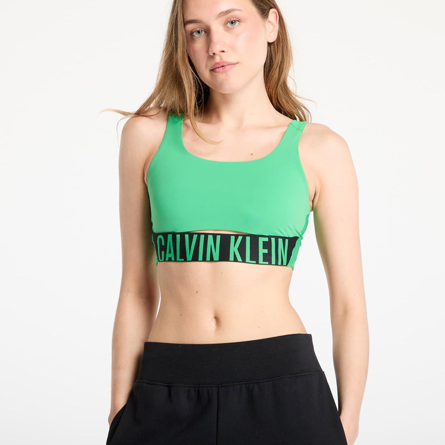 Modrček CALVIN KLEIN Calvin Klein Sport Intense Power Medium Support Sports Bra Zelena | LVGWS5K149 L1X, 1