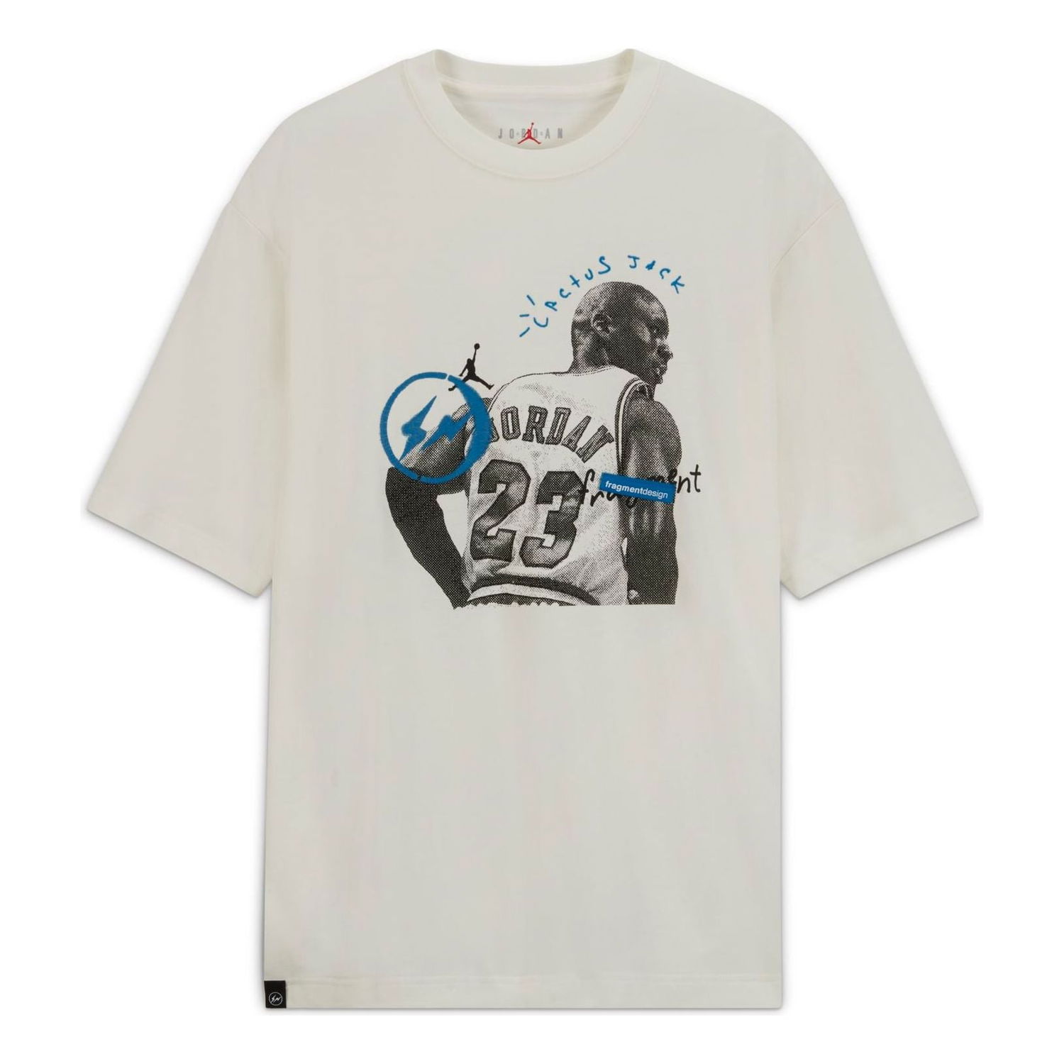 Majica Jordan Travis Scott x Fragment Design T-Shirt Bela | DJ0620-133, 0