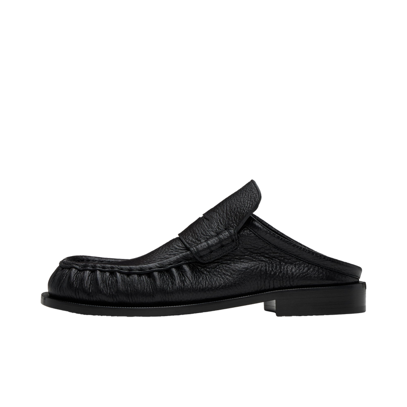 Superge in čevlji Dries Van Noten Leather Slip-on Loafers Črna | MS242-1326