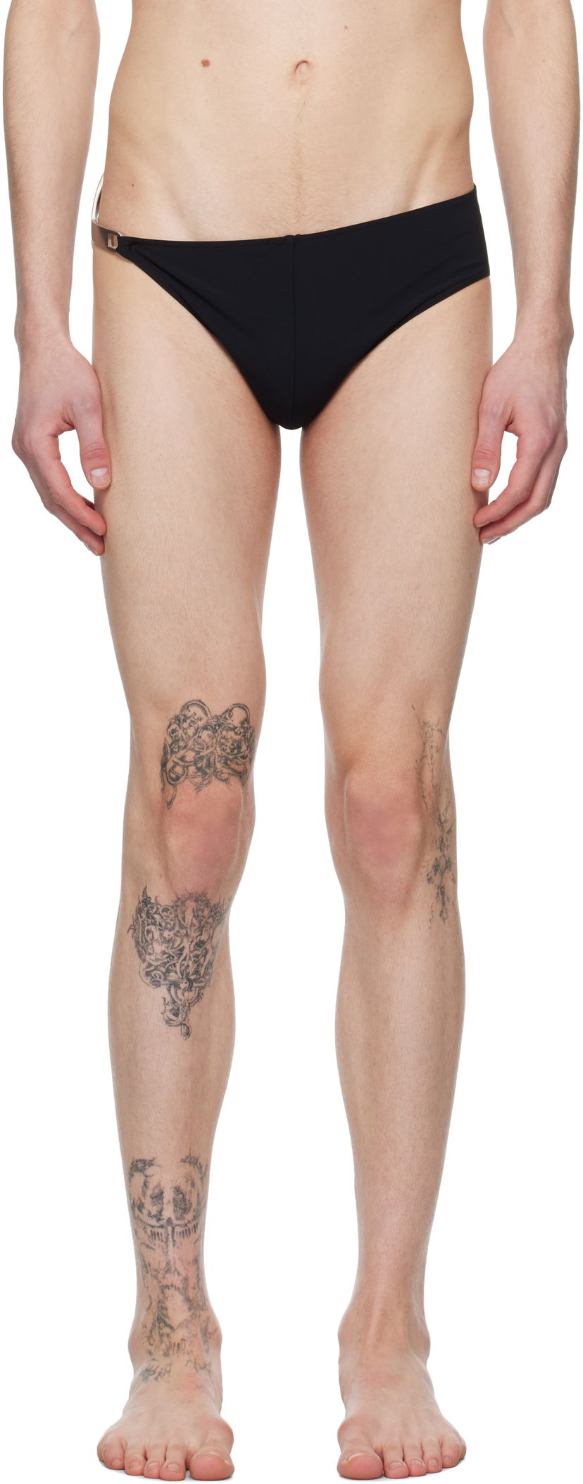 Kopalke Rick Owens Rick Owens Hollywood Hydra Swim Briefs Črna | RU01E5013 NSB