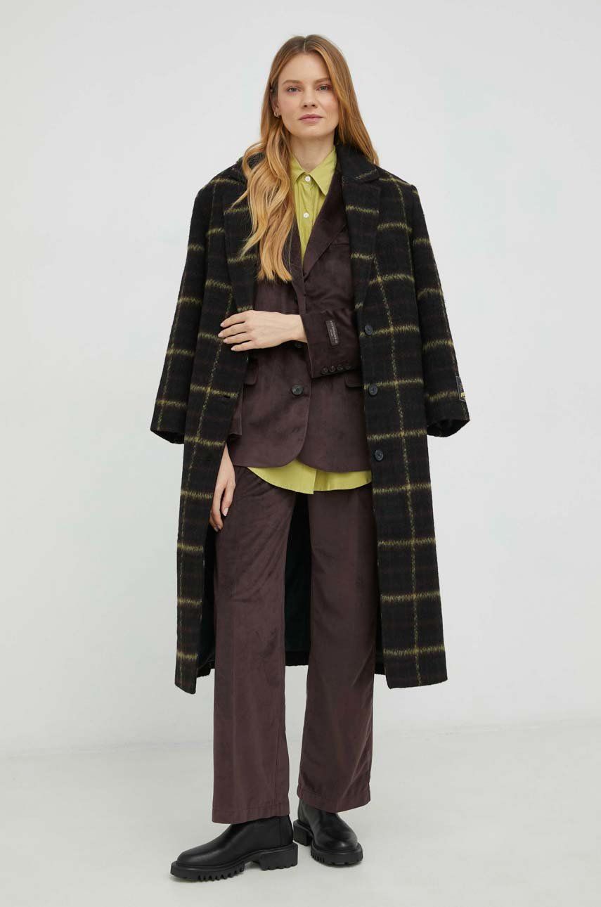 Plašči Levi's ® Off Campus Wooly Coat Črna | A4438.0001, 0