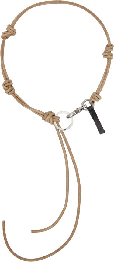Obeski za ključe OUR LEGACY Our Legacy Udon Ladon Suede Necklace Bež | A4248ULN, 0