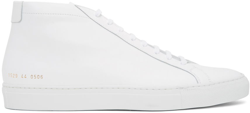 Superge in čevlji Common Projects Common Projects Original Achilles Mid Bela | ARTICLE 1529, 0