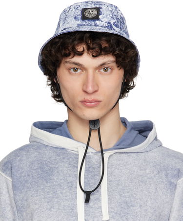 Klobuk Stone Island Stone Island Pigment Stretch-TC Bucket Hat Modra | K1S15 9100013 S0143, 0