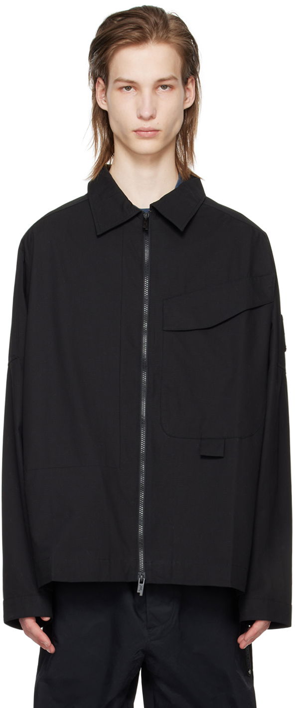 Jakna A-COLD-WALL* Zip Jacket Črna | ACWMSH138A, 0