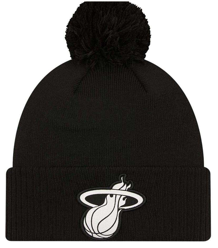 Beanie New Era New Era Miami Heat Pom Beanie Črna | 60430192-60430192