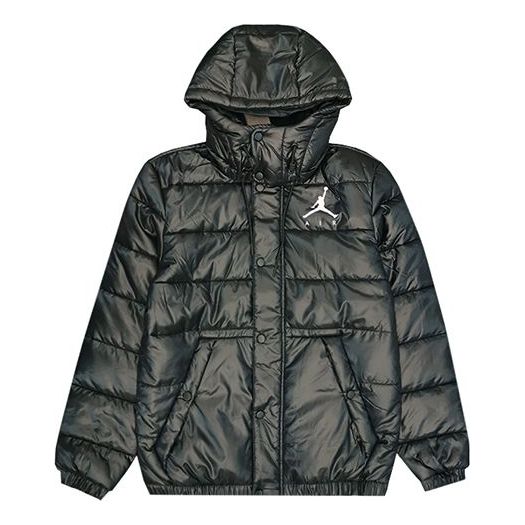 Puhovka Jordan Jordan Sports Warm Hooded Padded Jacket Črna | CQ4698-010