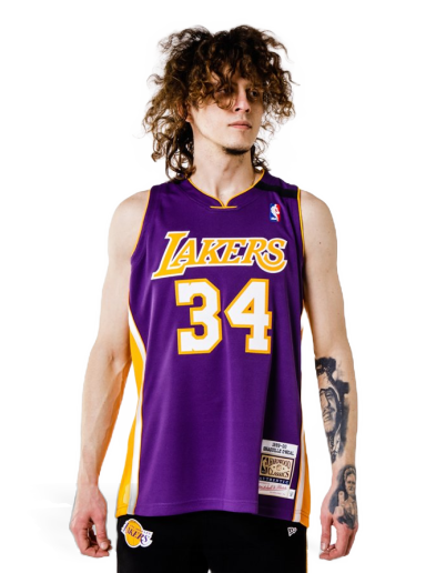 Dres Mitchell & Ness Authentic Jersey Los Angeles Lakers Shaquille O'Neill Lila | AJY4CP18186-LALPURP99SON