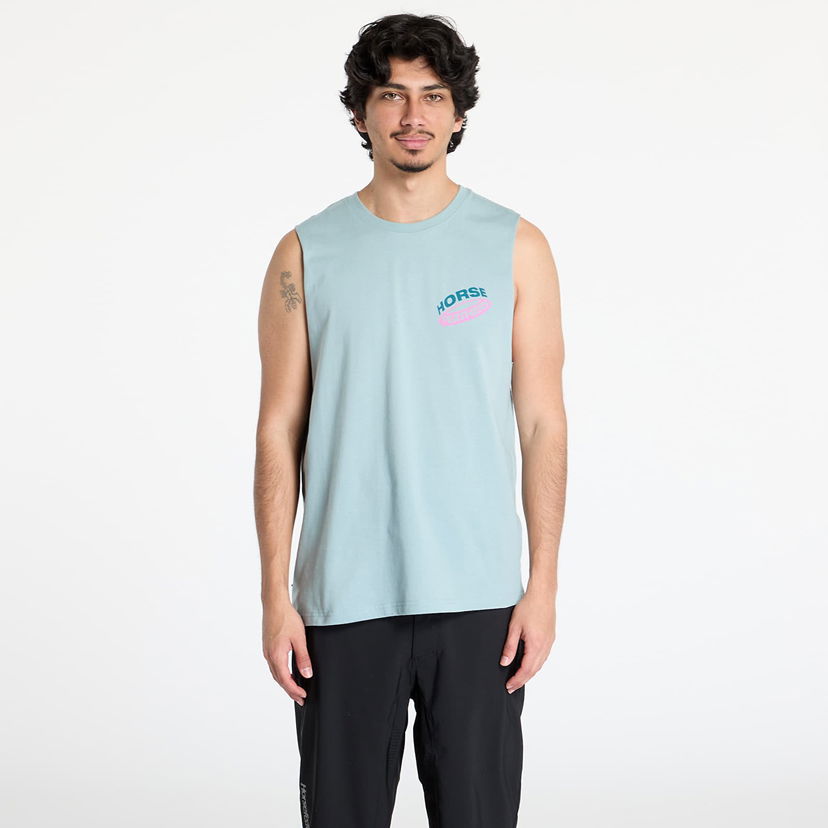 Majica brez rokavov Horsefeathers Horsefeathers Orbit Tank Top Turkizna | SM1378B