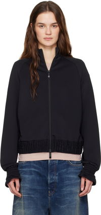 Moncler Neoprene Zip-Up Jacket