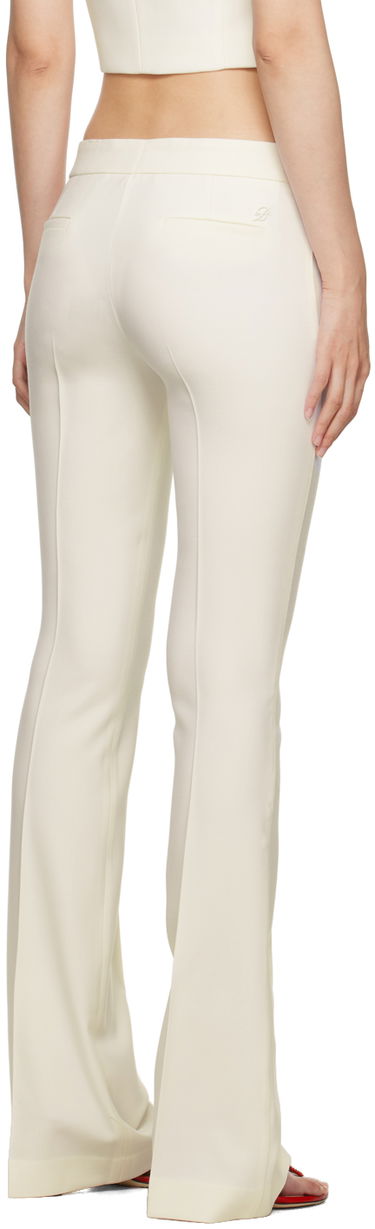 Hlače Blumarine Blumarine Flared Dress Pants Bela | A322P098A, 2