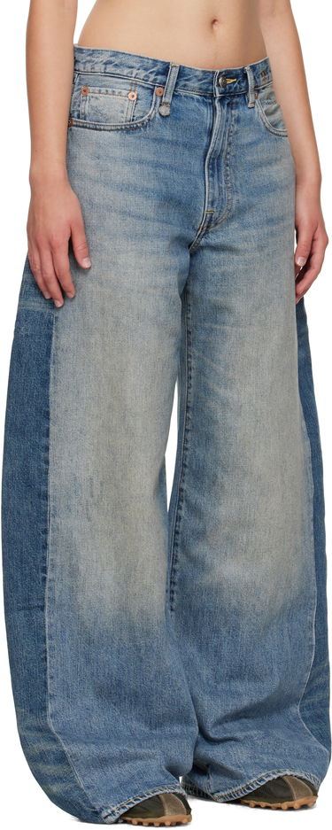 Kavbojke R13 R13 Insert D'Arcy Loose Jeans Modra | R13WD192-D347A, 1