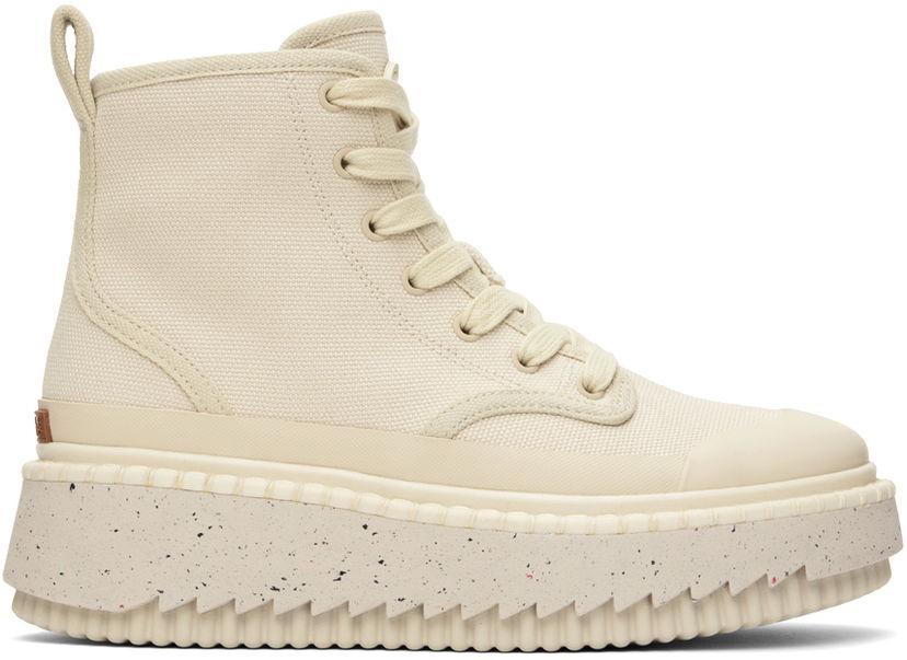 Superge in čevlji CHLOÉ Chloé Lilli Desert Boots Bež | CHC22W69608