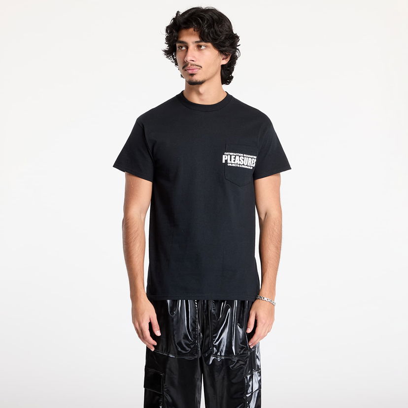 Majica Pleasures Staff Pocket Black T-Shirt Črna | P24W044 BLACK