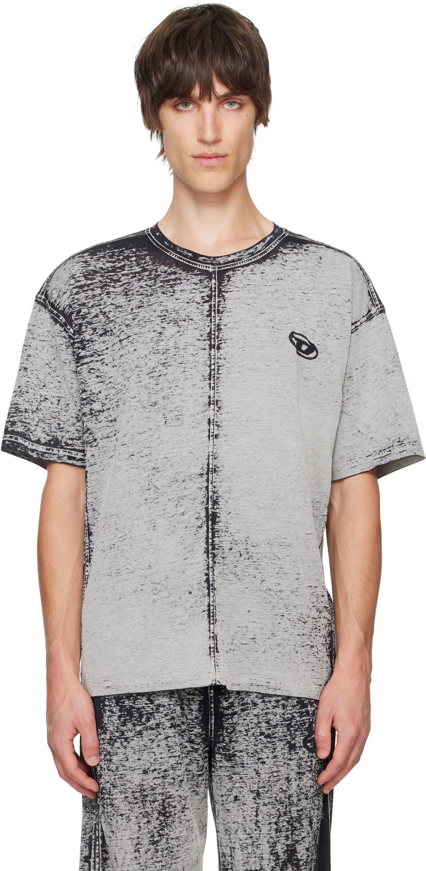 Majica Diesel Relaxed Fit T-shirt Siva | A14738-0DRAN-9DN