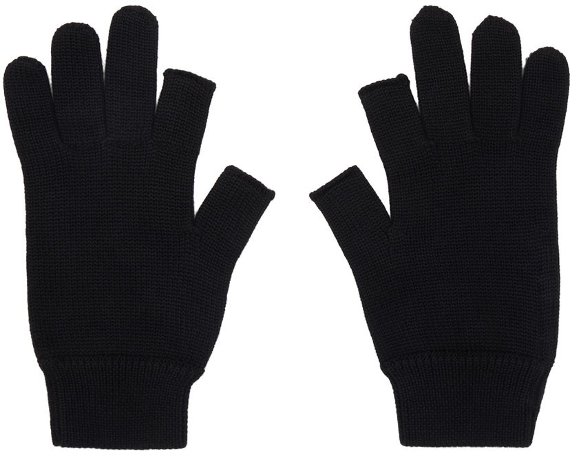 Rokavice Rick Owens Black Porterville Touchscreen Gloves Črna | RU02D6492 WS
