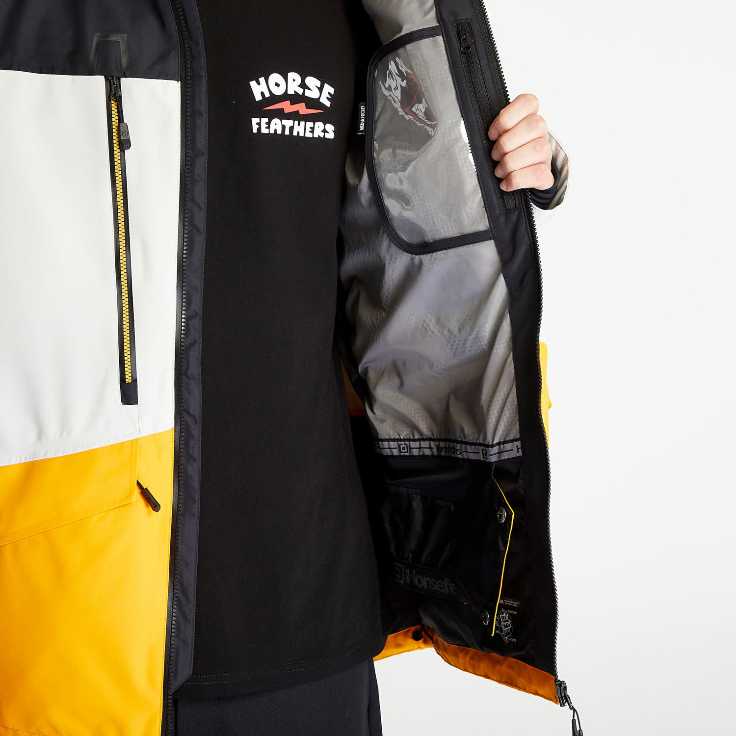 Jakna Horsefeathers Halen II Shell Jacket Rumena | OM302H, 1