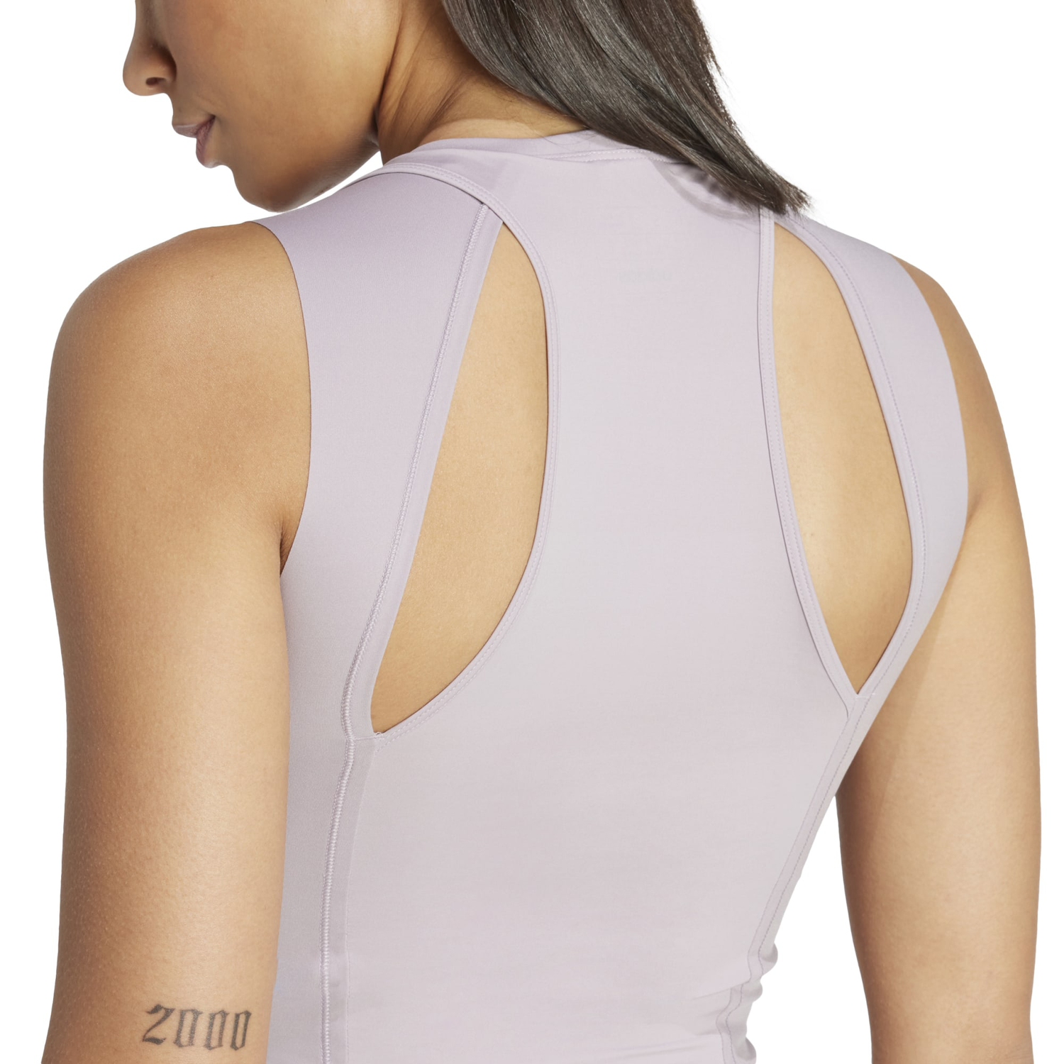 Krop-top adidas Originals ELEV HIIT Cropped Training Tank Top Lila | it7430, 1