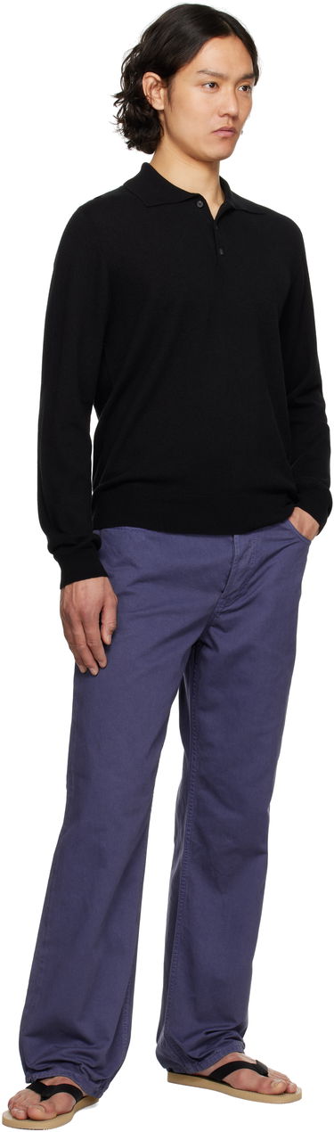 Pleteni pulover The Row The Row Judi Knit Polo Črna | 918-Y751, 3