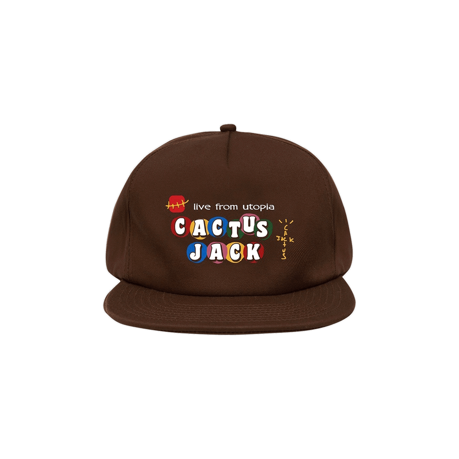 Kapa Cactus Jack by Travis Scott McDonald's x Live From Utopia Hat Rjava | CJMD HH133 BROW, 0