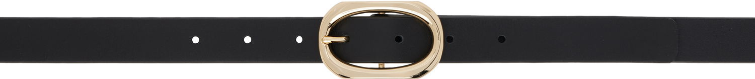 Pasovi Anine Bing ANINE BING Signature Link Belt Črna | A-12-2187-000, 0