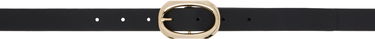 Pasovi Anine Bing ANINE BING Signature Link Belt Črna | A-12-2187-000, 0