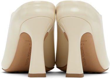 Superge in čevlji Bottega Veneta Bottega Veneta Rana Mules Bela | 827720 V3H90, 1