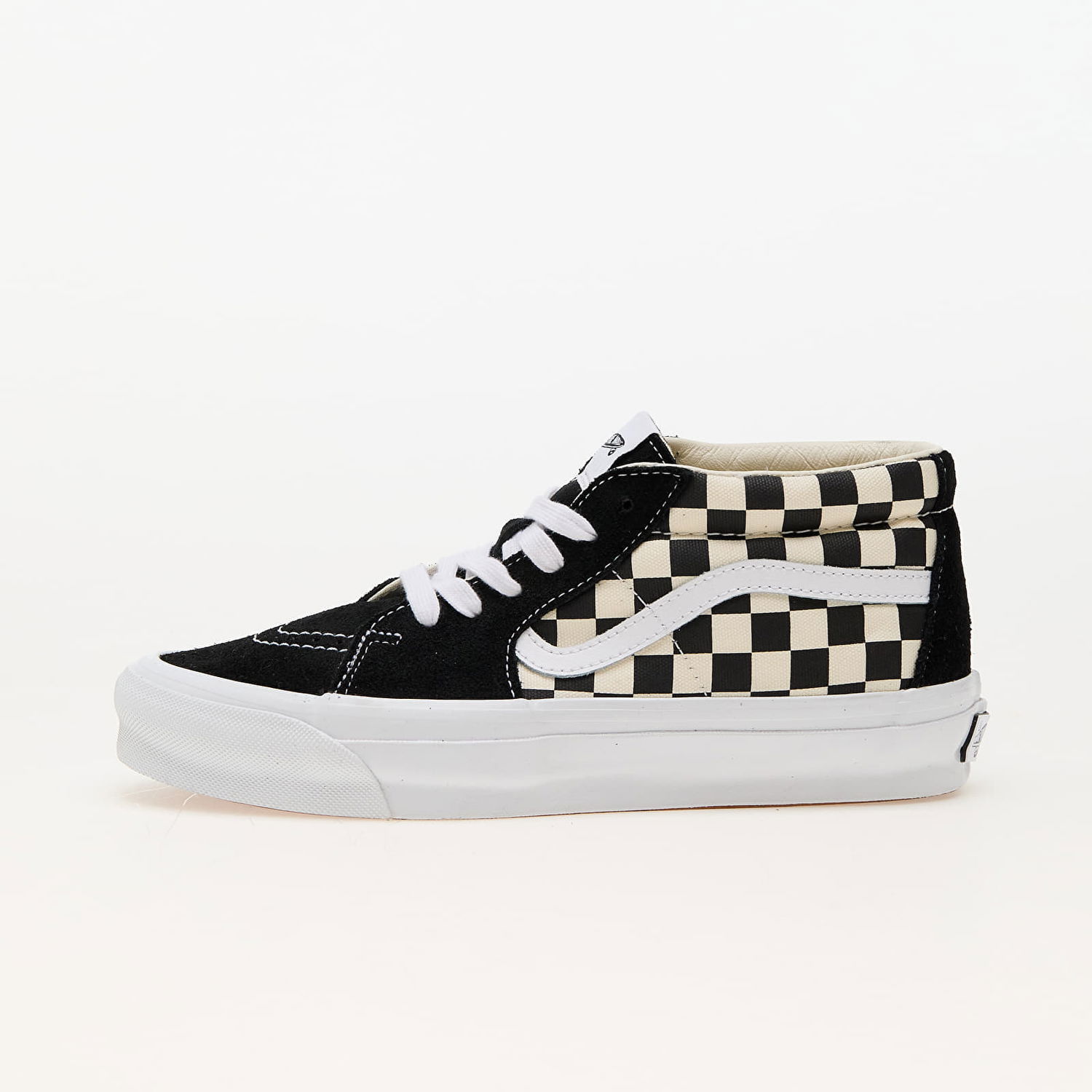 Superge in čevlji Vans Sk8-Mid Reissue 83 LX Checkerboard Črna | VN000CQQ2BO1, 0
