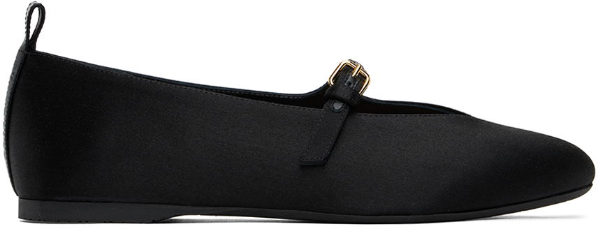 Superge in čevlji JW Anderson Satin Ballerina Flats Črna | ANW43033B 20110, 0